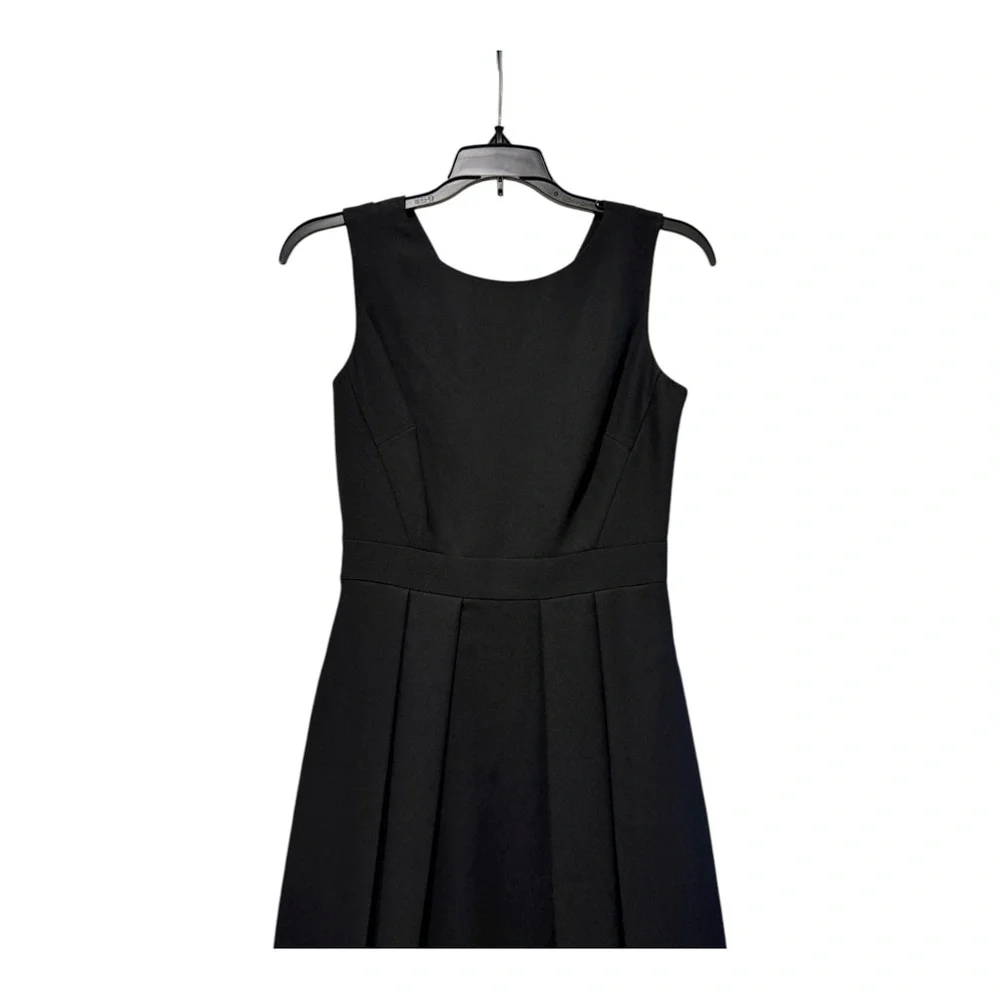 Kate Spade Black Crepe Bow Back Dress - Picture 3 of 10